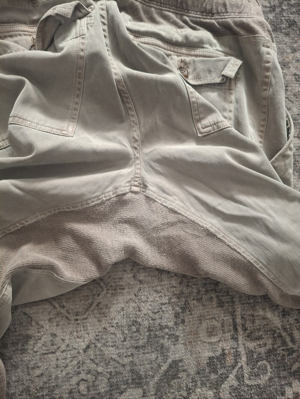 James Perse Mixed Media Pant in Coyote - Picture 14 of 16